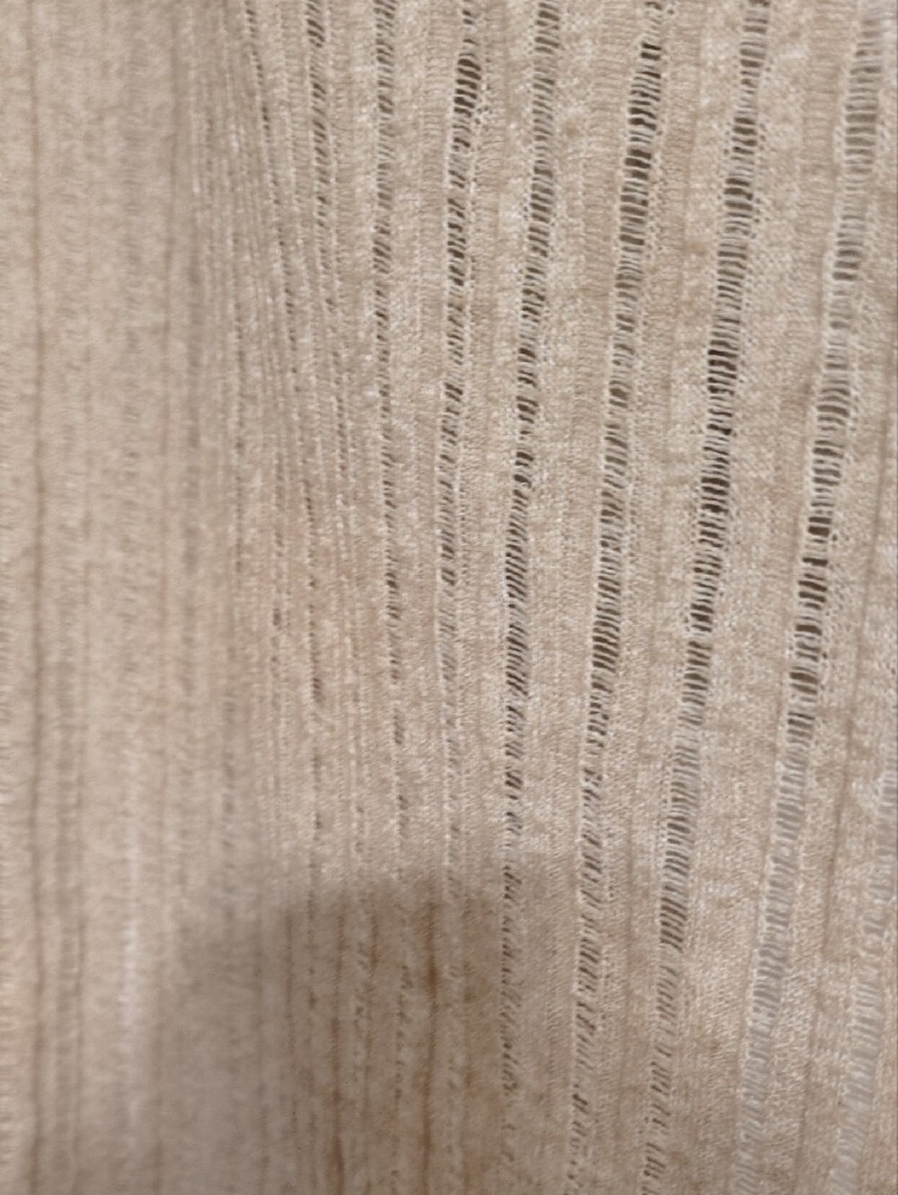 TanJay Open-Front Ribbed Cardigan - Beige - Picture 5 of 7